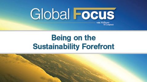 Being on the Sustainability Forefront