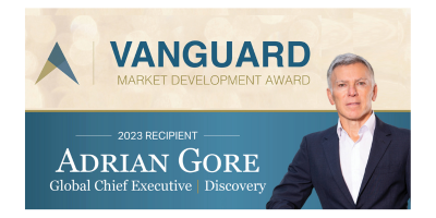 Adrian Gore - Vanguard Market Development Award Winner