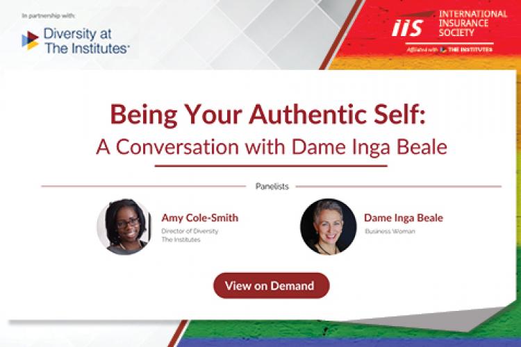 Being Your Authetic Self: A Conversation with Dame Inga Beale